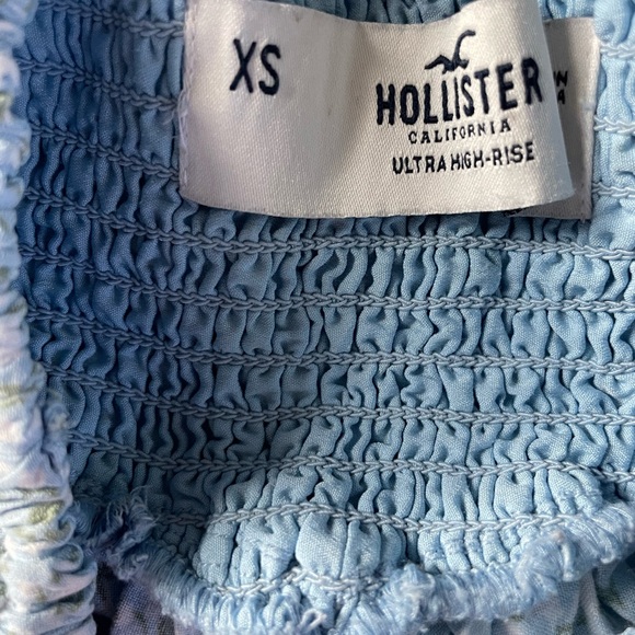 Blue and white floral ruffle skirt for women/girls - Picture 2 of 3